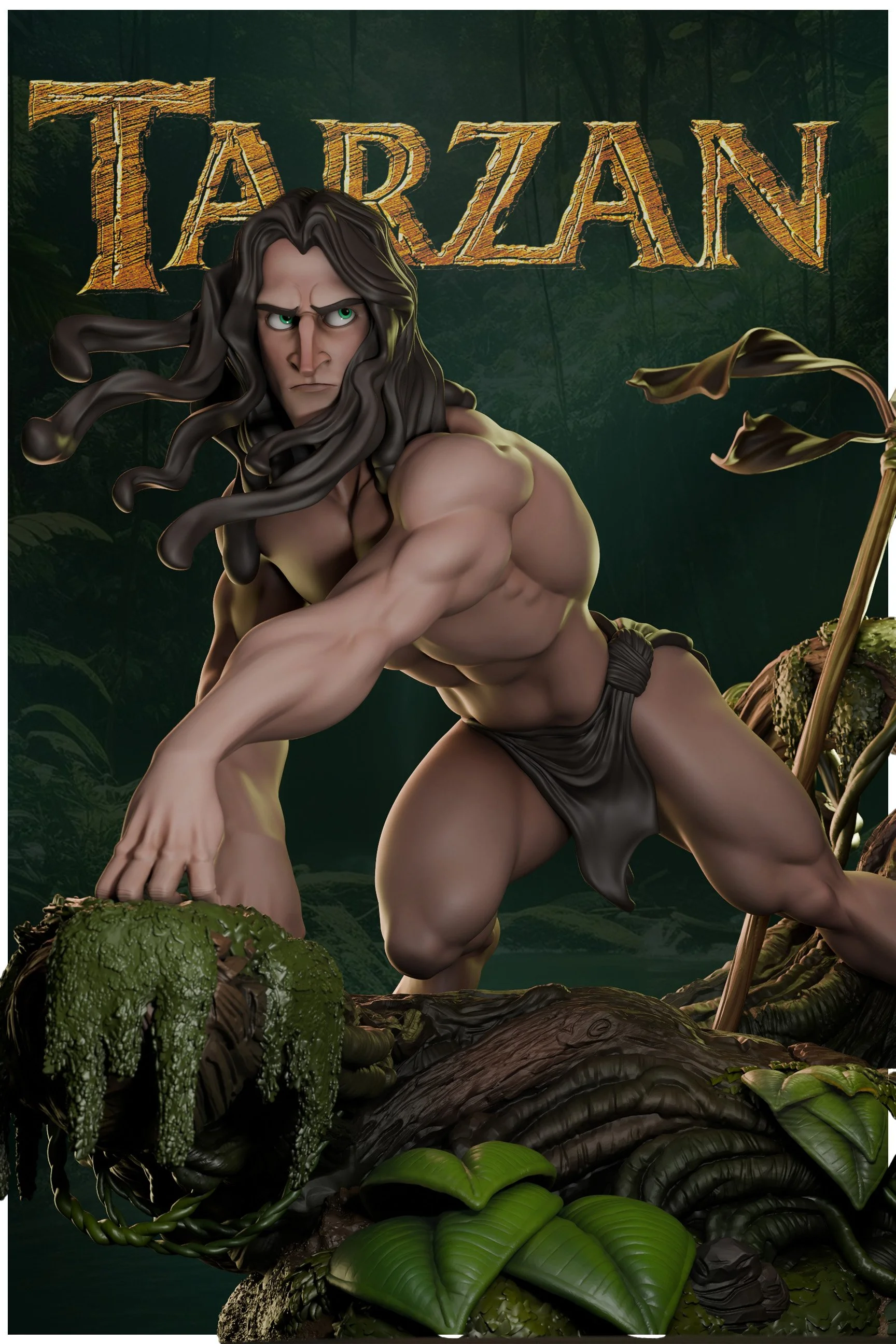 趣味 Tarzan No.540 Tarzan - Disney Resin Figure | Art With Robots